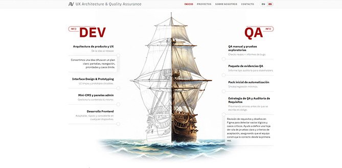 Alevito portfolio website preview